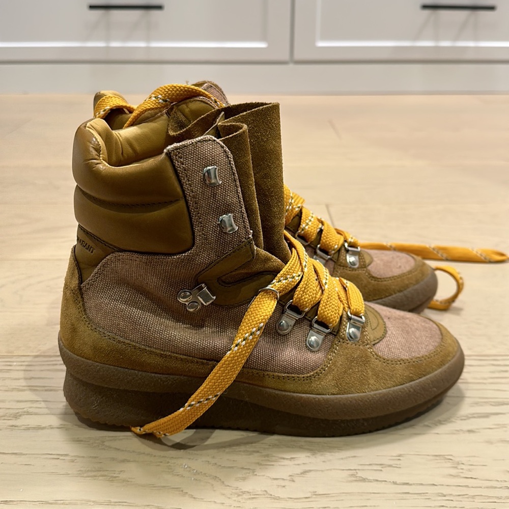 Isabel Marant Brent hiking boots in size 38
